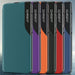 Eco Leather View Case case for Samsung Galaxy S23 Ultra with flip stand black - Cell phone cases and covers<<<HurtelXML