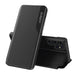 Eco Leather View Case for Samsung Galaxy S25 Ultra with Flip and Stand - Black - Cell phone cases and covers<<<HurtelXML