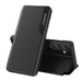 Eco Leather View Case for Samsung Galaxy S25 with Flip Stand - Black - Cell phone cases and covers<<<HurtelXML