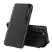 Eco Leather View Case for Samsung S24 with flap - black - Cell phone cases and covers<<<HurtelXML