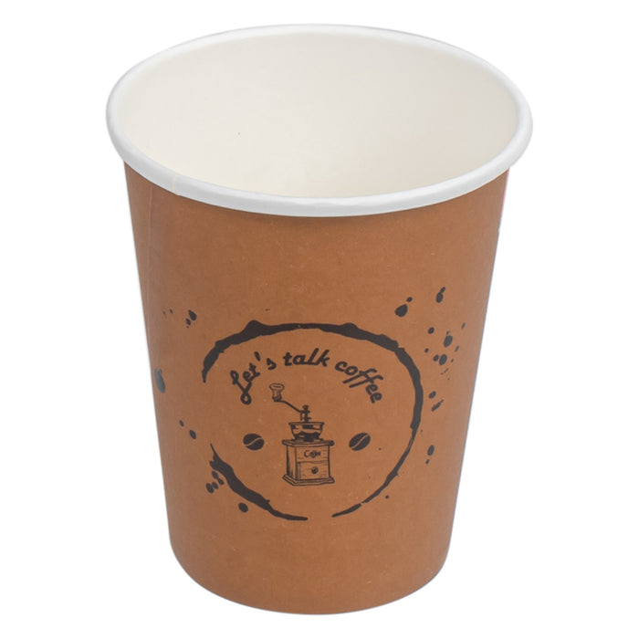 CARDBOARD CUPS WITH LID 8OZ ECO4HOME
