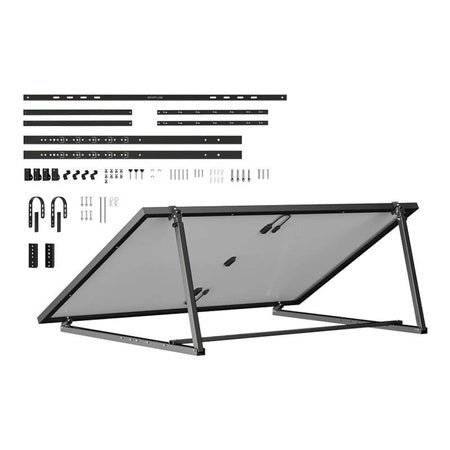 Adjustable EcoFlow bracket for 400W free-standing or wall-mounted PV panel