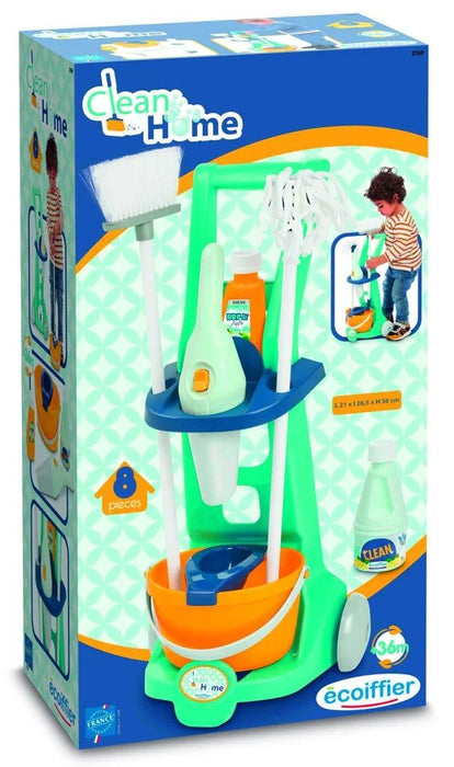 Cleaning & Storage Kit Ecoiffier Clean Home Toys 8 Pieces