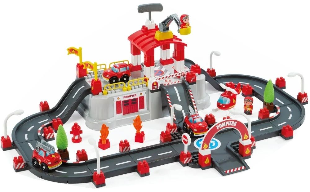 Track with Ramps Bomberos Ecoiffier 1349