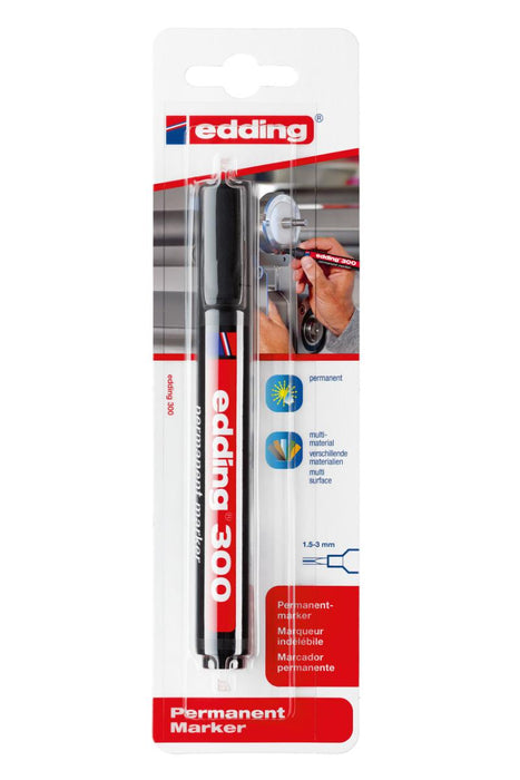 PERMANENT MARKER BLACK 300/1 EDDING