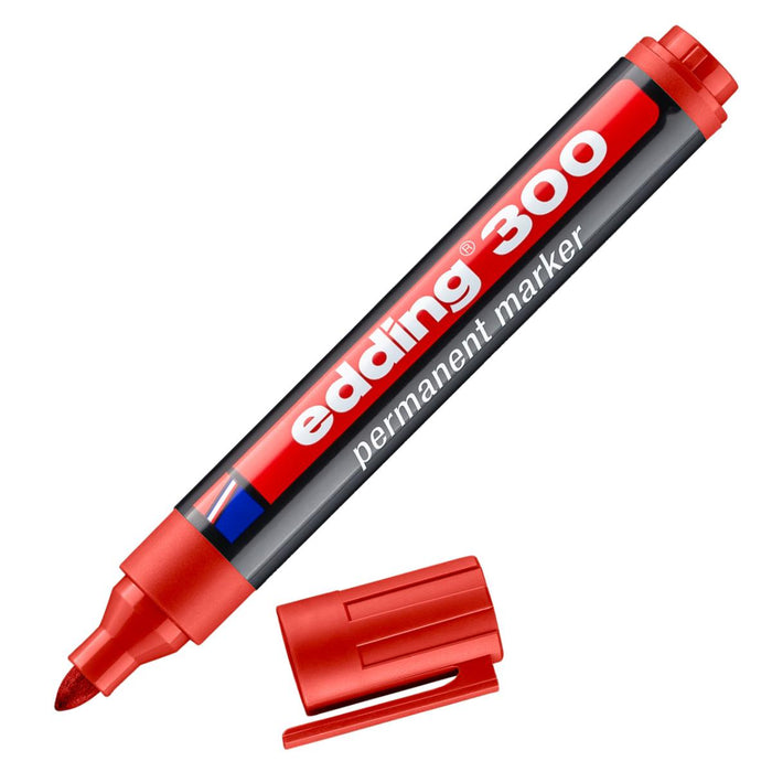 PERMANENT MARKER RED 300/1 EDDING