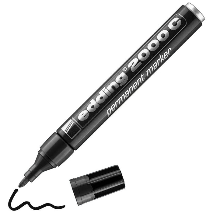 PERMANENT MARKER BLACK EDDING 2000C