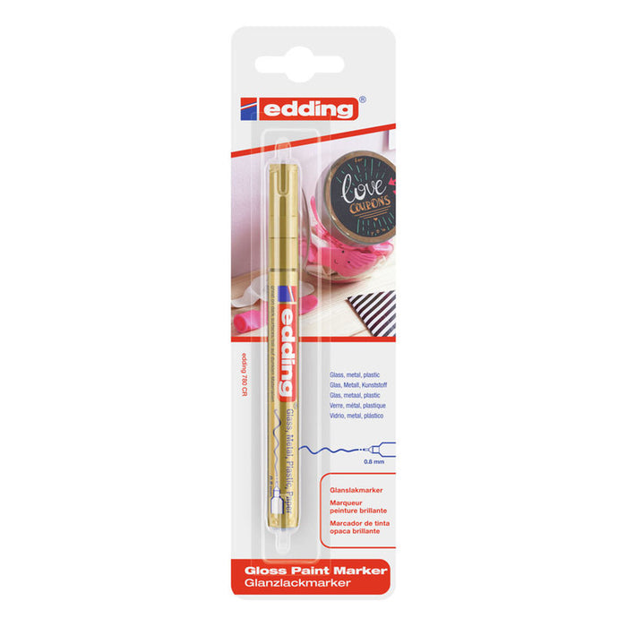 LACQUER MARKER GOLD EDDING