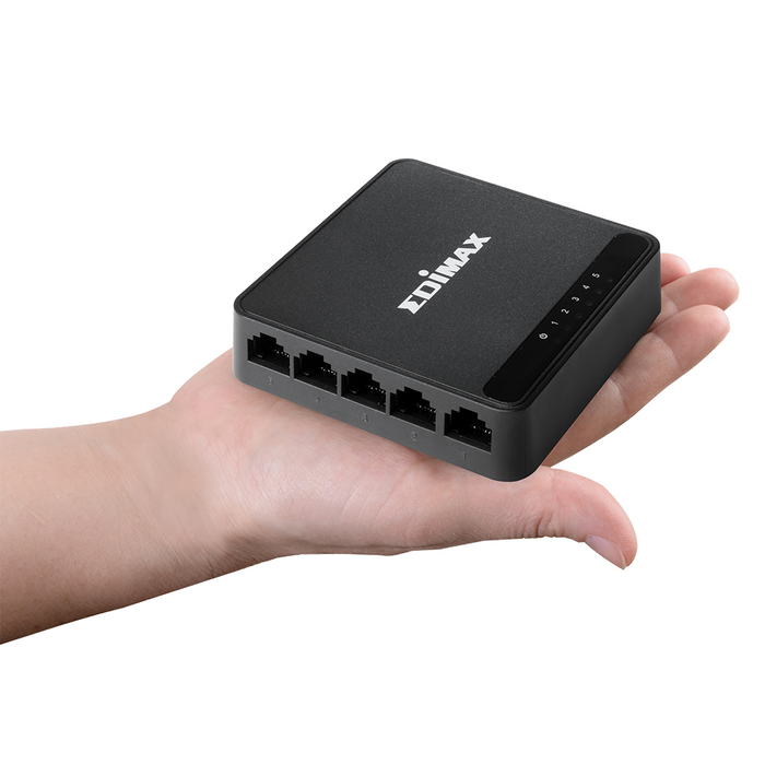 Switch EDIMAX ES-3305P V3, 5 ports, 10/100 Mbps