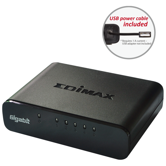 Switch EDIMAX ES-5500G V3, 5 ports, Gigabit