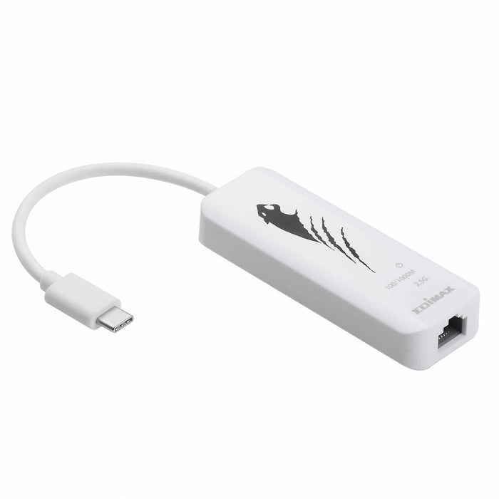 Network card EDIMAX EU-4307, USB-C, 2.5 Gigabit Ethernet, White