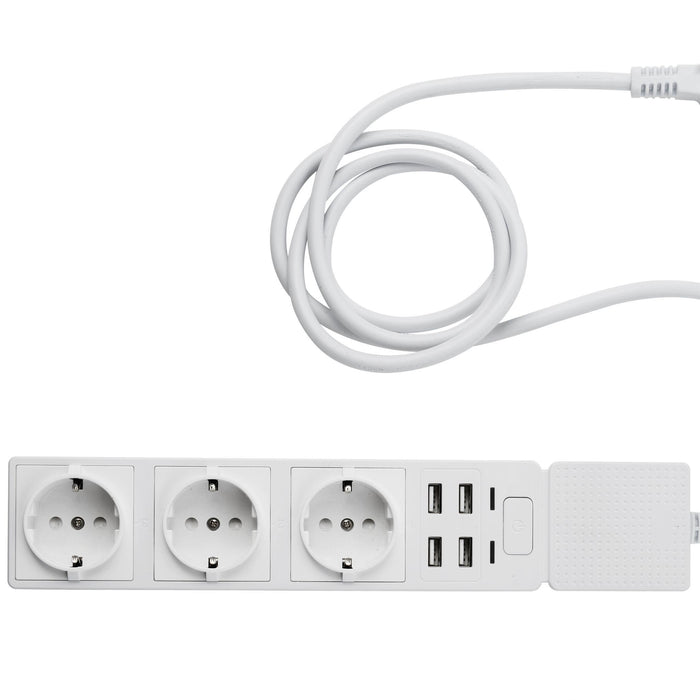 Smart socket Edimax SP-1123WT 3 sockets for internal use + 4x USB, WiFi