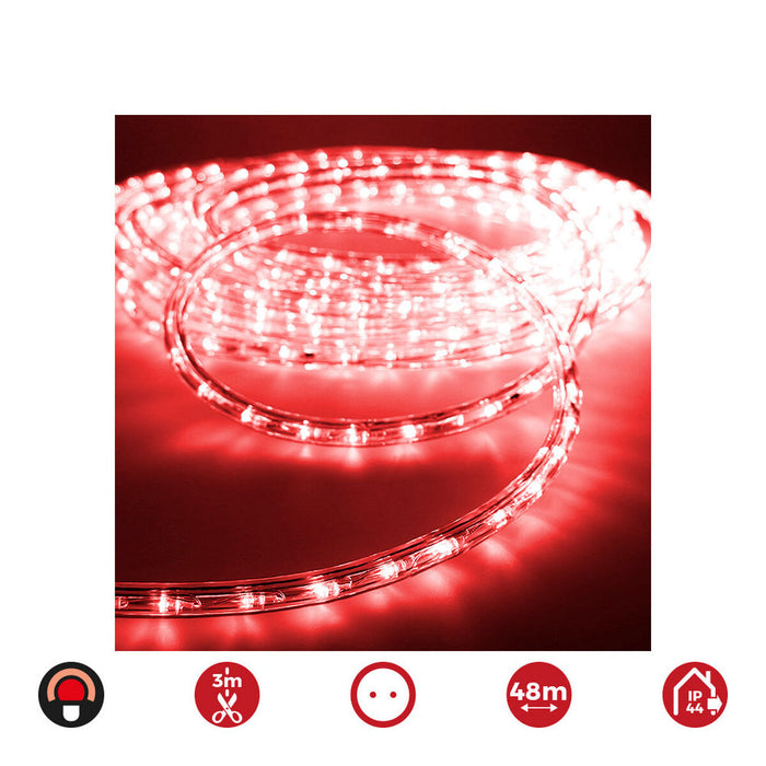 Hose LED EDM 72706 flexiLED Red 2-way
