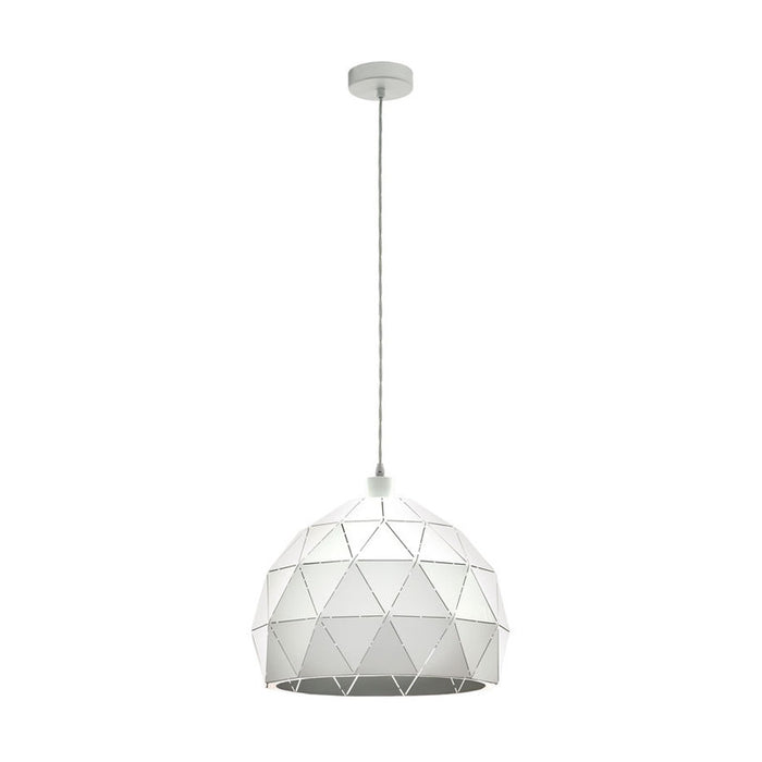PENDANT E27 WHITE F40CM EGLO ROCCAFORTE
