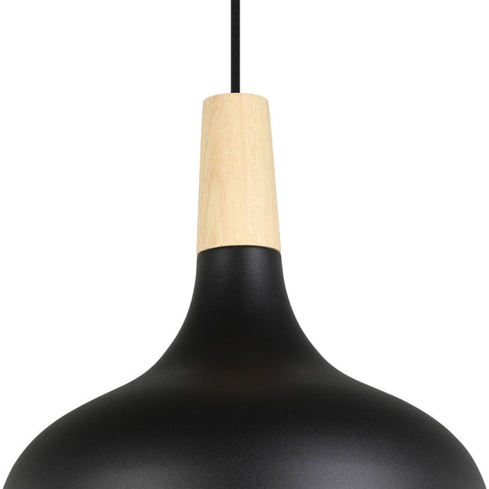 PENDANT E27 BLACK EGLO SABINAR