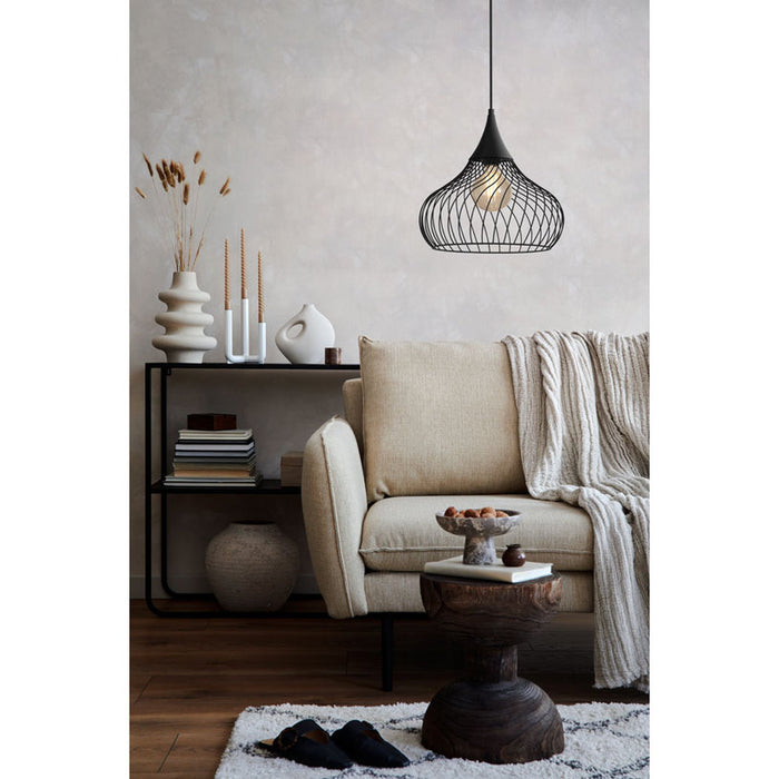 PENDANT E27 BLACK EGLO STAVERTON
