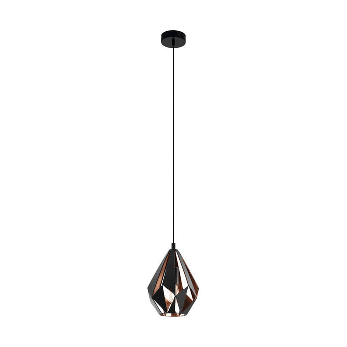 PENDANT E27 BLACK EGLO CARLTON 1