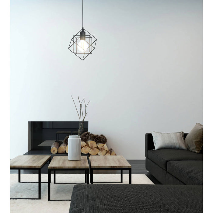 PENDANT E27 BLACK EGLO STRAITON