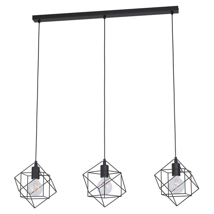 PENDANT 3XE27 BLACK EGLO STRAITON