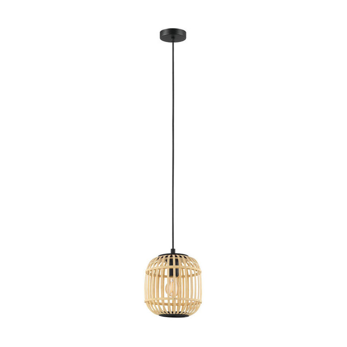 PENDANT E27 BLACK EGLO BORDESEY