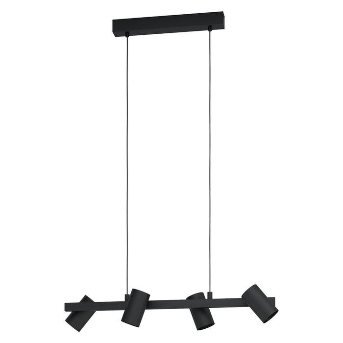 PENDANT 4XE14 BLACK EGLO GATUELA 1