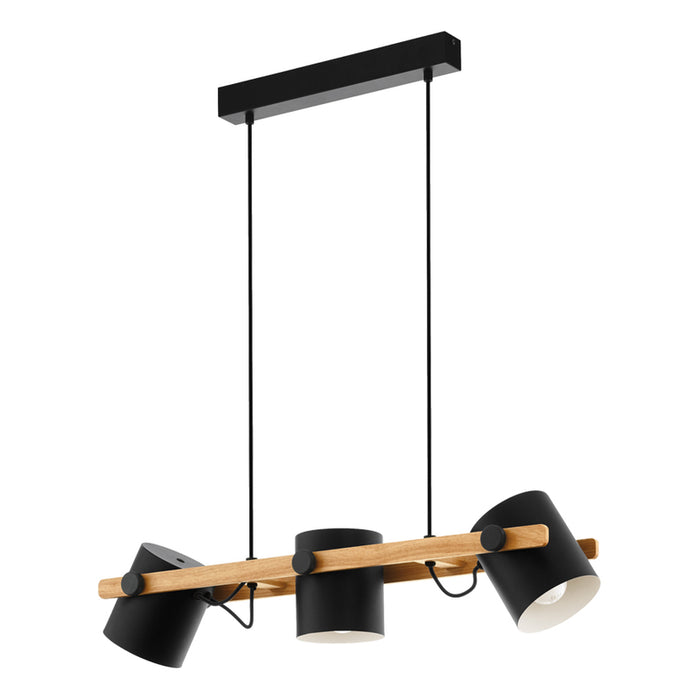 PENDANT 3XE27 BLACK EGLO HORNWOOD