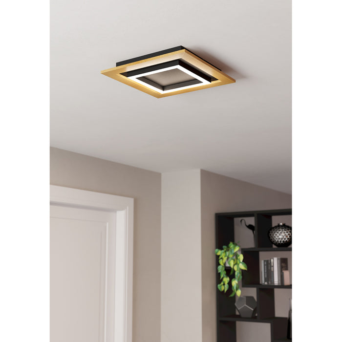 LED CEILING LAMP 21.6W 2700-6500K 37CM BLACK EGLO TIRRENARA