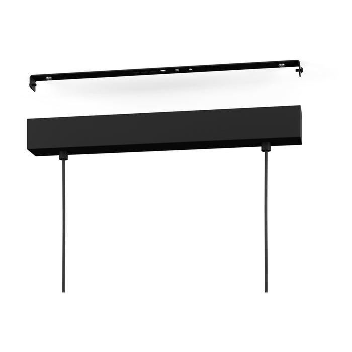 LED PENDANT 2X12W 3000K BLACK EGLO BOYAL