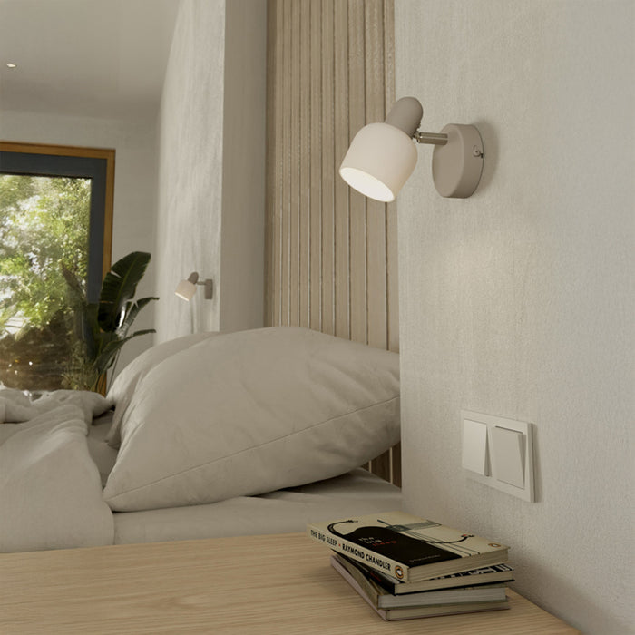 WALL LAMP E14 WHITE/SAND EGLO CORATO