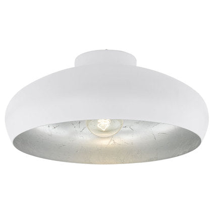CEILING MOGANO 1XE27 SILVER/WHITE EGLO