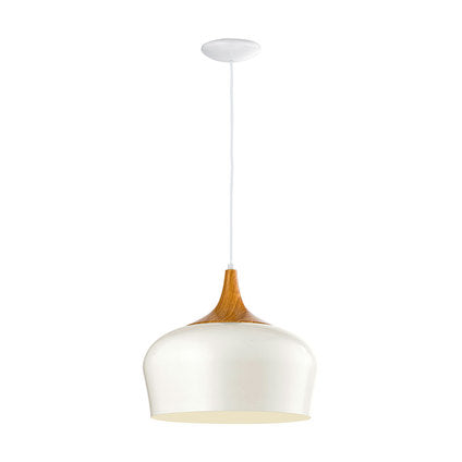 PENDANT E27 CREAM/OAK F35CM EGLO OBREGON