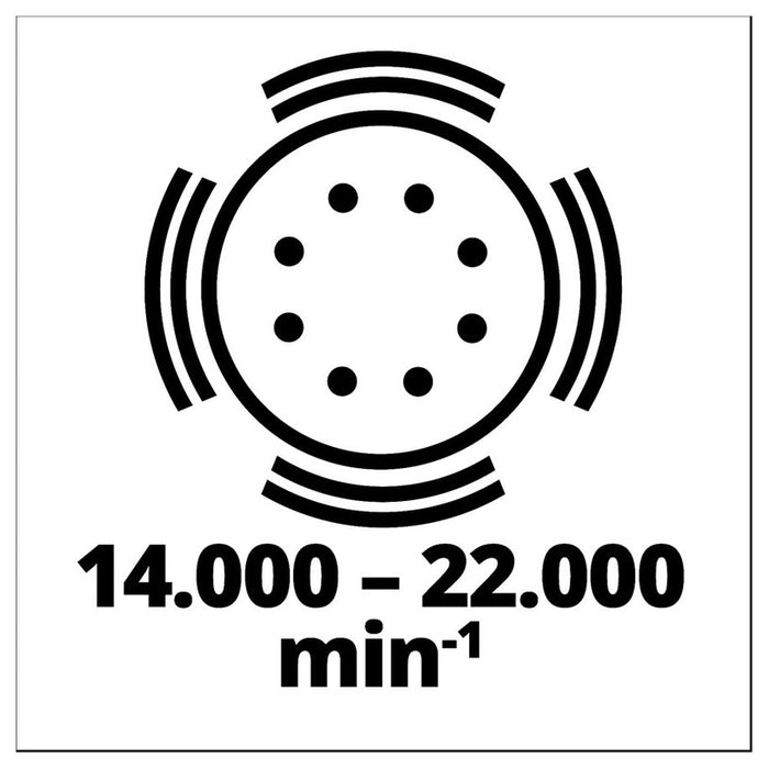 EINHELL TE-RS 18 Li 18 V, 125 mm, WITHOUT BATTERY AND CHARGER