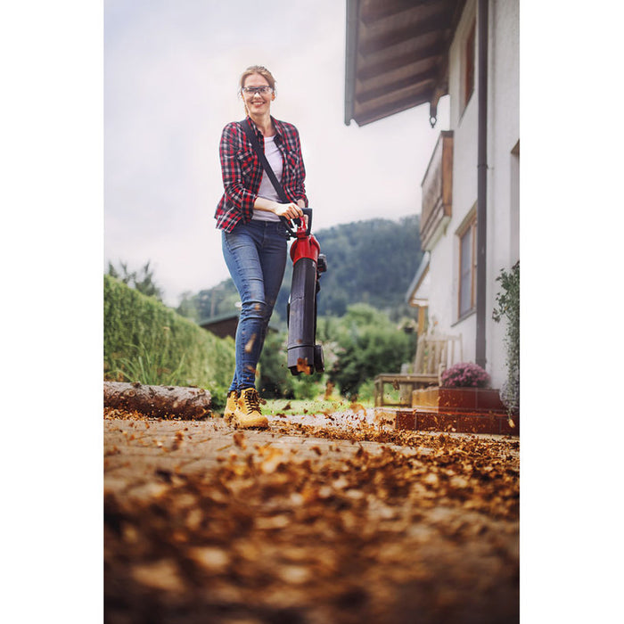 BATTERY BRUSHLESS LEAF COLLECTOR EINHELL GE-CL36Li 18 V, MAXIMUM BLOWING SPEED 210 km/h