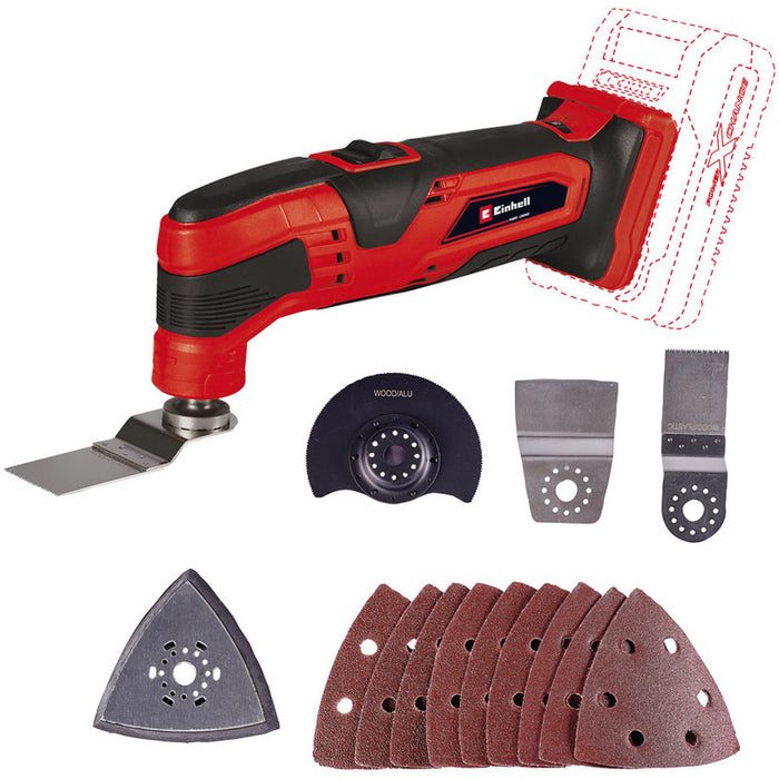 BATTERY MULTIFUNCTIONAL TOOL EINHELL TC-MG 18 LI PXC 18 V, WITHOUT BATTERY AND CHARGER