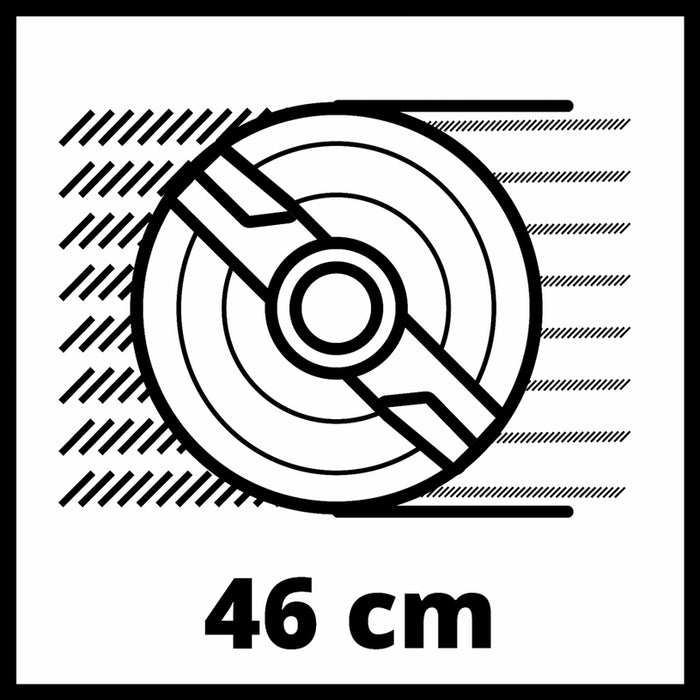 MOTORIZED SELF-PROPELLED MOWER EINHELL GC-PM 46/5 S 132.0 cm3, 2.68 HP, MOWING WIDTH 46.00 cm