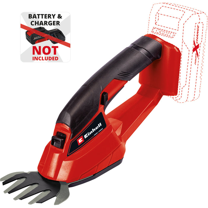 BATTERY GRASS SHEAR EINHELL GC-CG 18/1 Li 18 V, WORKING WIDTH WITH GRASS BLADE 100 mm