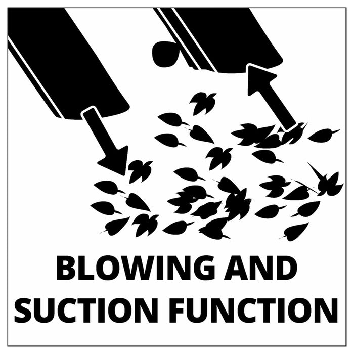 BATTERY LEAF COLLECTOR EINHELL VENTURRO 36/240 18 V, MAXIMUM BLOWING SPEED 240 km/h