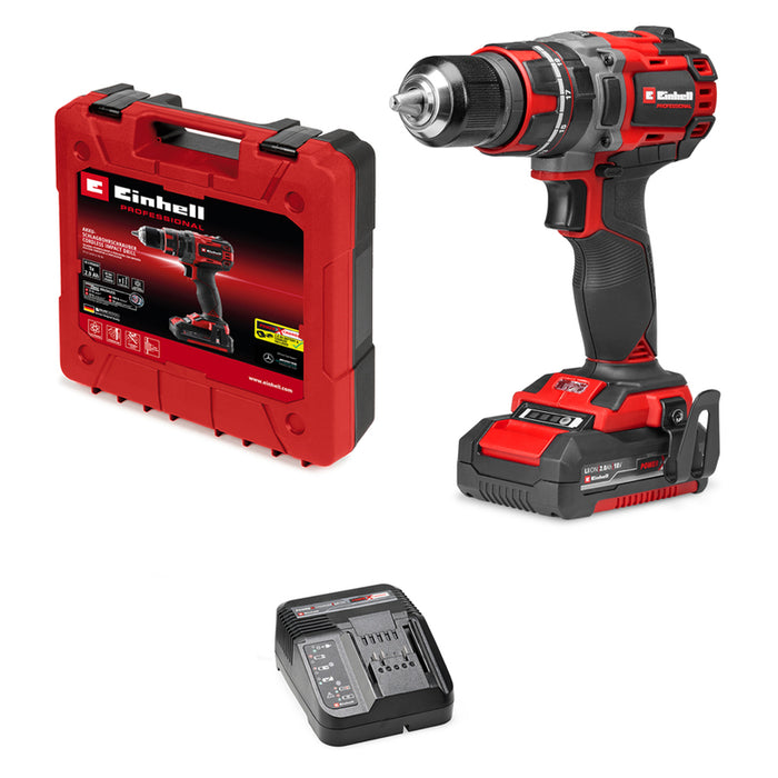 CORDLESS BRUSHLESS IMPACT DRILL EINHELL TP-CD 18/60 18 V, 60.00 nm, NUMBER OF BATTERIES 1, 2.00 Ah, CASE