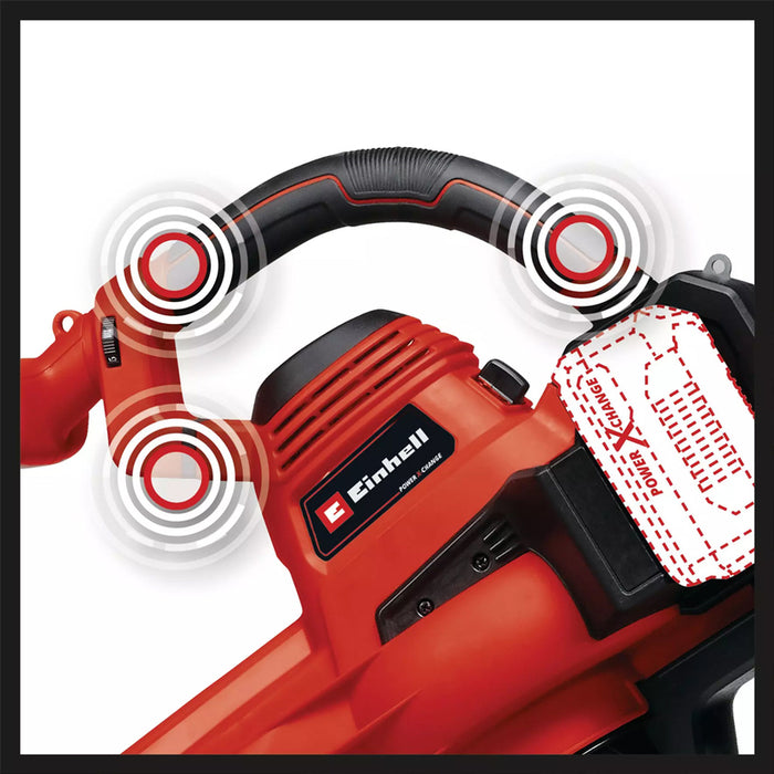 EINHELL GE-CL 36/230 CORDLESS LEAF COLLECTOR 36 V, MAXIMUM FLOW SPEED 230 km/h
