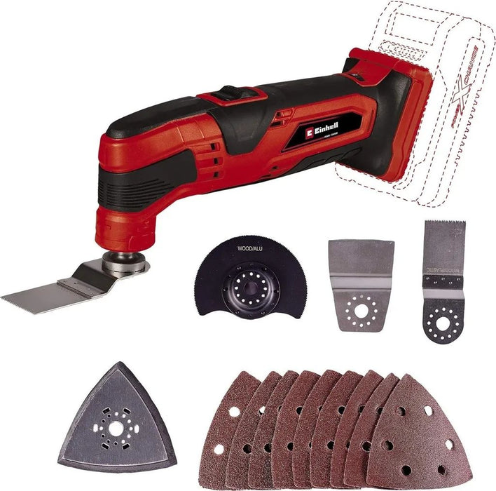 BATTERY MULTIFUNCTIONAL TOOL EINHELL TC-MG 18 LI PXC 18 V, WITHOUT BATTERY AND CHARGER