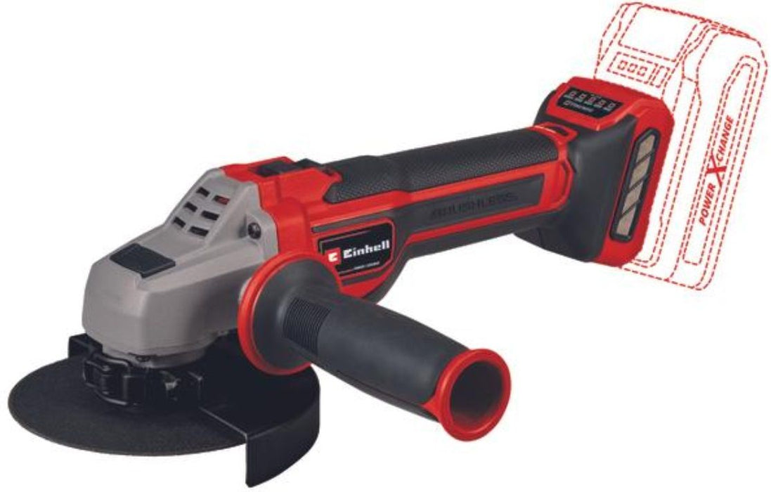 CORDLESS ANGLE GRINDER EINHELL TP-AG 18/125 CE Q 18 V, WITHOUT BATTERY AND CHARGER, 125 mm