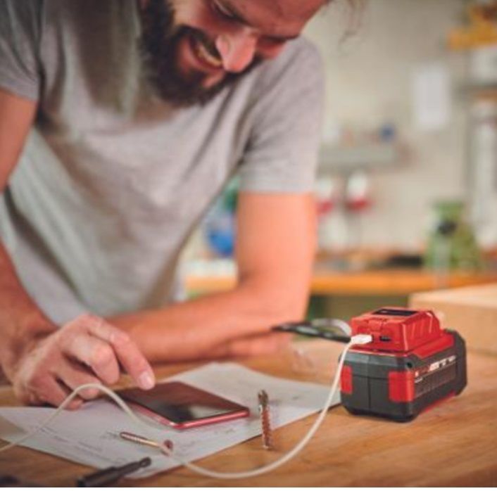 USB CHARGER FOR BATTERIES FROM POWER X-CHANGE SERIES EINHELL TC-CP 18 Li USB - Solo