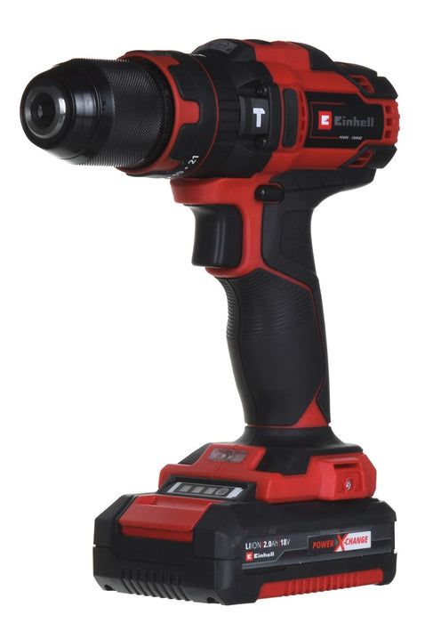 DRILL/DRIVER EINHELL TE-CD 18/40 Li-i +64 (2×2,0Ah) 4513992