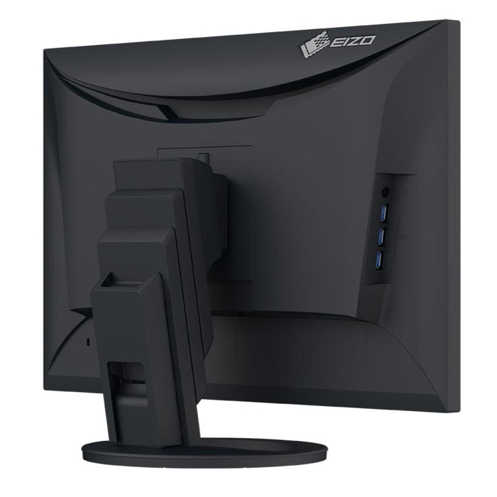 Monitor EIZO FlexScan EV2485, IPS, 24 inch, Wide, UXGA, DisplayPort, HDMI, USB-C, USB Hub, Black