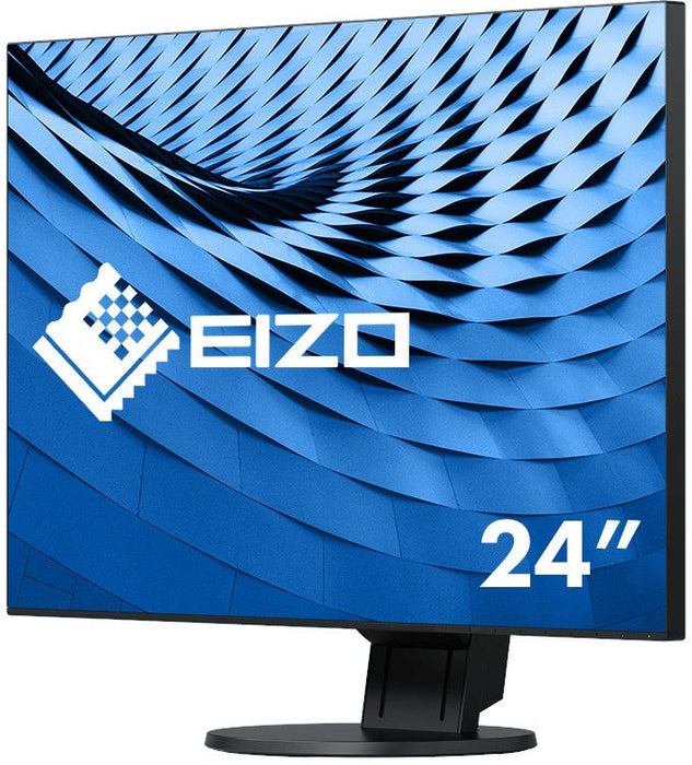 Monitor EIZO - FlexScan EV2456-BK, 24.1'', WUXGA, IPS, Anti-Glare, USB hub, black