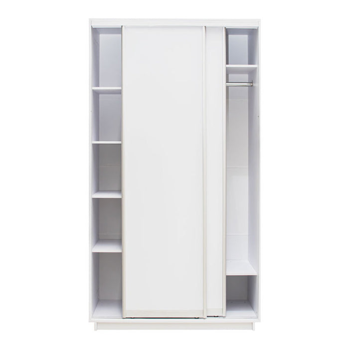 WARDROBE WITH SLIDING DOORS WITHOUT MIRROR EKO SLIIDE 120X60X220 CM.