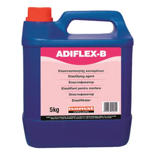 ELASTICIZER ADDITIVE FOR WATERPROOFING ISOMAT ADIFLEX-B - Цимент и преобразуватели<<<Сухи строителни смеси<<<Строителни