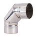 ELBOW 90⁰ STAINLESS STEEL Ф80MM KAMININOX - Допълнително оборудване<<<Отопление Охлаждане и Вик<<<Praktiker