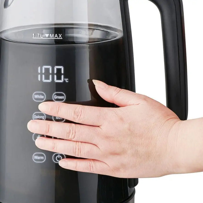 ELDOM C530 NEVO electric kettle 1.7 L 2200 W Black Transparent - Electric kettlesAGD-CZE<<<Home Appliance