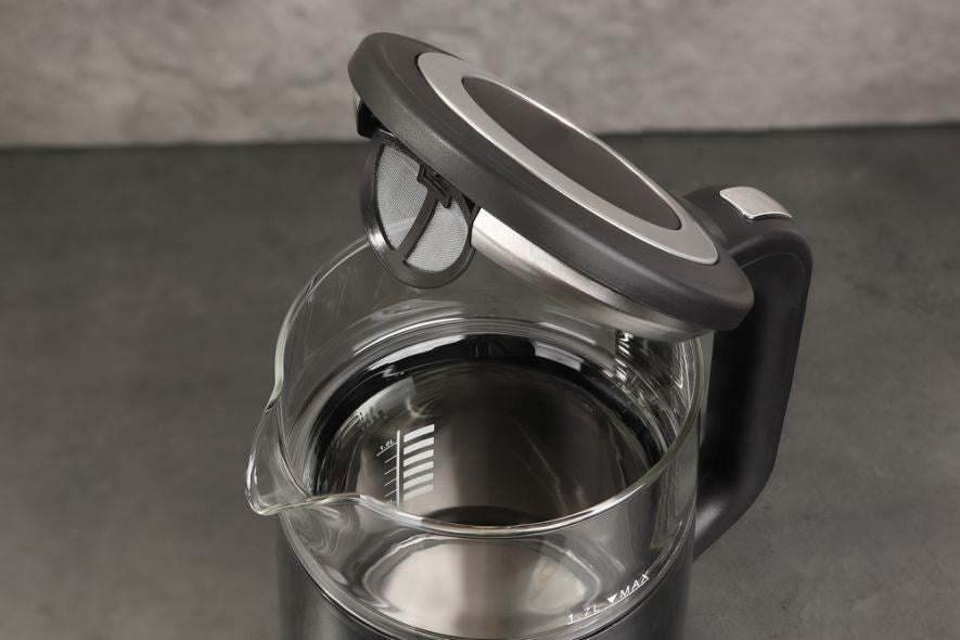 ELDOM C530 NEVO electric kettle 1.7 L 2200 W Black, Transparent